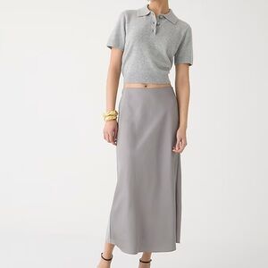 J. Crew Light Gray A-Line Skirt